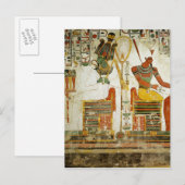 De goden Osiris en Atum uit Tomb van Briefkaart (Voorkant / Achterkant)