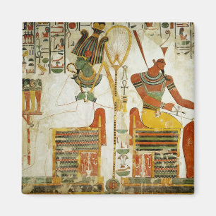De goden Osiris en Atum uit Tomb van Magneet