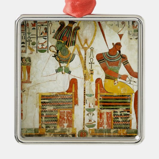 De goden Osiris en Atum uit Tomb van Metalen Ornament (Voorkant)
