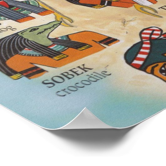 De goden van het oude Egypte Poster (Hoek)