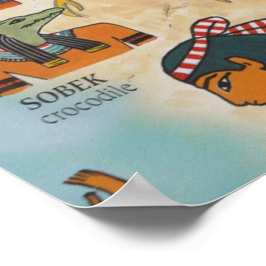 De goden van het oude Egypte Poster (Hoek)