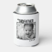 De Godfather | Persoonlijke foto en naam Blikjeskoeler (Blikje Achterkant)