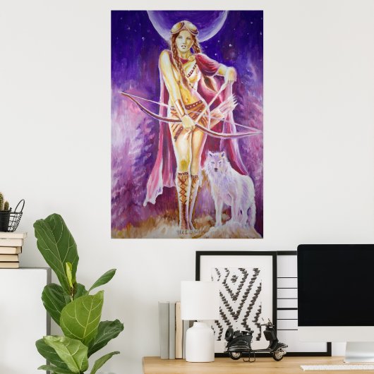 De godin Bendis Poster (Thuiskantoor)