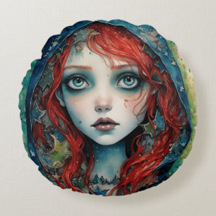 De godin Brigid Rond Kussen