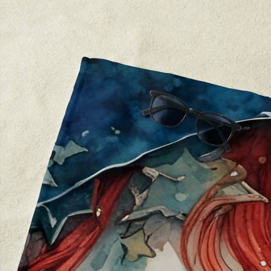 De godin Brigid Strandlaken (In situ)