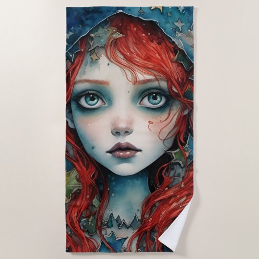 De godin Brigid Strandlaken (Voorkant)