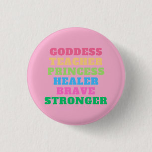 De Godin Button - Roze