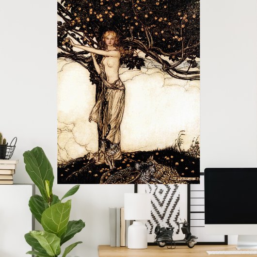 De godin Freyja Poster (Thuiskantoor)