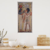 De godin Hathor plaatst de magische kraag Poster (Keuken)