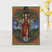 De godin Hecate (afbeelding en synbolen) 001 T, Gi Kaart (Gele Bloem)