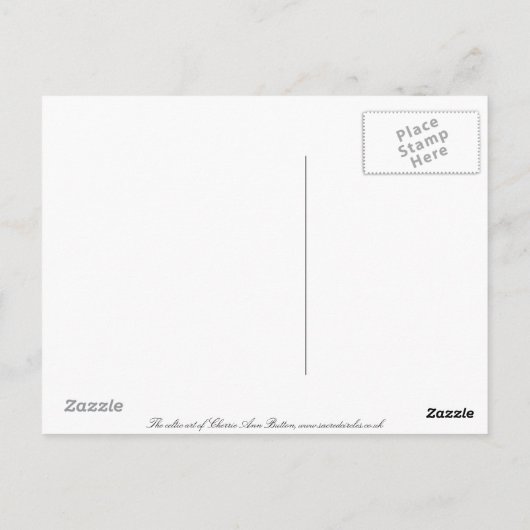 de godin hecate (afbeelding en synbols) 001 t, briefkaart (Achterkant)