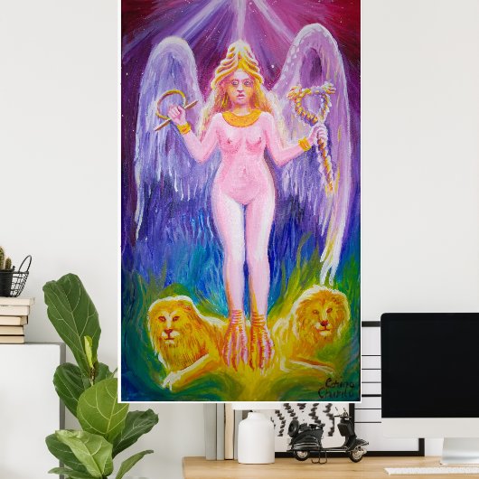 De godin Inanna Poster (Thuiskantoor)