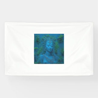 De godin Ishtar in het meer van het eeuwige leven Spandoek