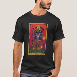 De Godin Kali De Duivel Tarotkaart Hindoe Indisch T-shirt