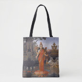De godin LAKSHMI - zelfs grote afbeeldingen - Tote Bag (Voorkant)