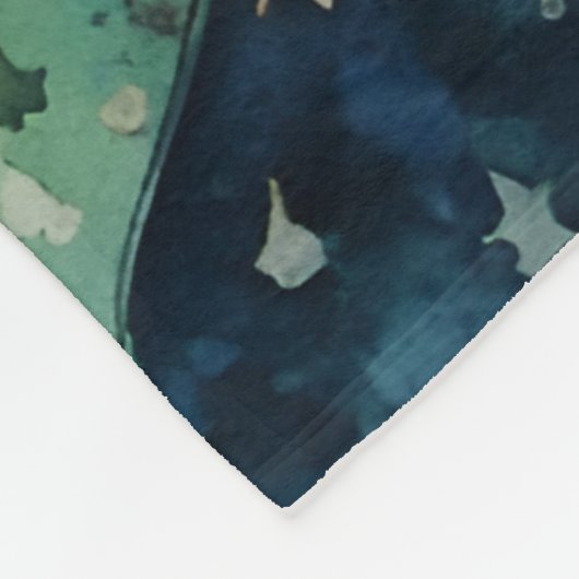 De godin met rood haar fleece deken (Hoek)