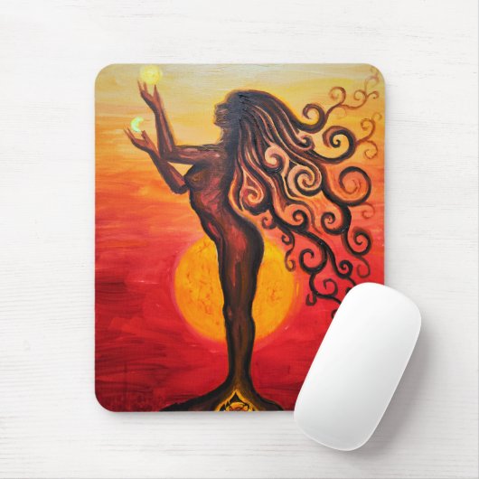 De godin muismat (Met muis)