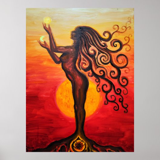 De godin poster (Voorkant)