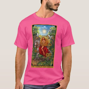 De Godin Rhiannon De Zon Tarotkaart Keltische Pag T-shirt