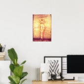 De godin Selket op de canopische schrijn Poster (Thuiskantoor)