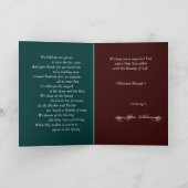 De Godin van de kersttijd Feestdagen Kaart (Binnen)