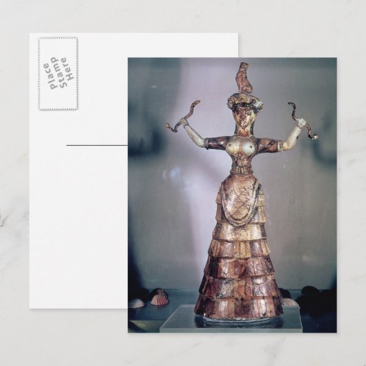 De godin van de Serviërs Briefkaart (Voorkant / Achterkant)