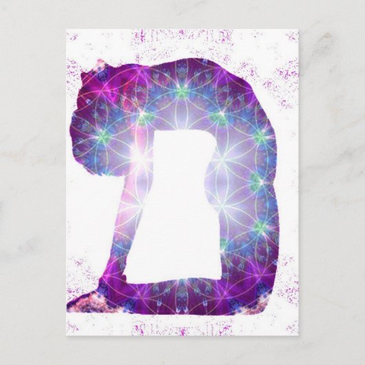 De Godin van de yoga stelt Reeks Briefkaart (Voorkant)