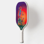 De godin van het felle pickleball-racket pickleball paddle (Links)