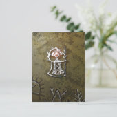 De Godin van Lapland Sámi van Vruchtbaarheid Briefkaart (Staand voorkant)