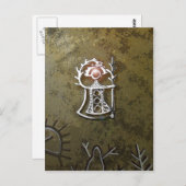 De Godin van Lapland Sámi van Vruchtbaarheid Briefkaart (Voorkant / Achterkant)