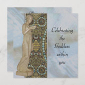 De godin vieren kaart (Voorkant / Achterkant)