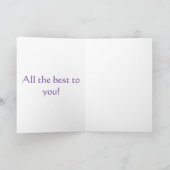 De godinwenskaart van de maan kaart (Binnen)