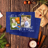 De godsdienstige Kaart van de Foto van Kerstmis,