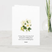 De godsdienstige Kaart van Pasen (Achterkant)