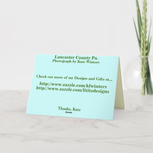 De godsdienstige Kaarten van de Verjaardag, (Achterkant)