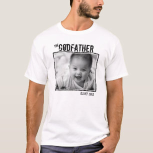 De GodVader Persoonlijke Foto en Naam T-Shirt