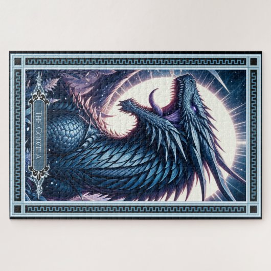 De Godzilla Tarot Kaart Legpuzzel (Horizontaal)