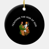 DE GODZOON ONDERWIJZEN KERAMISCH ORNAMENT (Achterkant)
