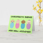 De goed Aangepaste Kaart van Babys (Gele Bloem)