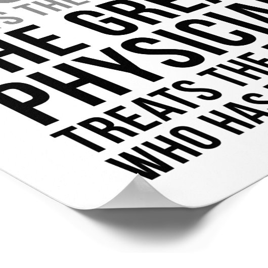 De goede arts poster (Hoek)