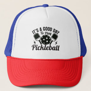 De goede dag om Pickleball te spelen Trucker Pet
