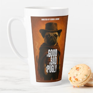 De goede, de slechte & de Pugly filmparodie Latte Mok