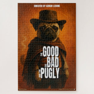 De goede, de slechte & de Pugly filmparodie Legpuzzel