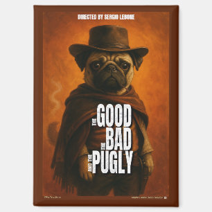 De goede, de slechte & de Pugly filmparodie Magneet