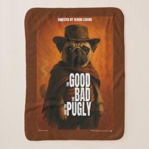 De goede, de slechte & de Pugly filmparodie Sherpa Deken