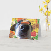 De "goede Dingen komen aan Hen Die wachten " Kaart (Gele Bloem)