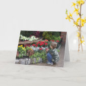 De goede Dingen komen aan Hen Die wachten Kaart (Gele Bloem)