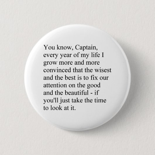 De goede en mooie knop ronde button 5,7 cm (Voorkant)