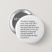 De goede en mooie knop ronde button 5,7 cm (Voorkant /achterkant)