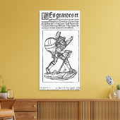 De Goede Giant uit 'Gargantua' van Francois Canvas Afdruk (Insitu (Woonkamer))